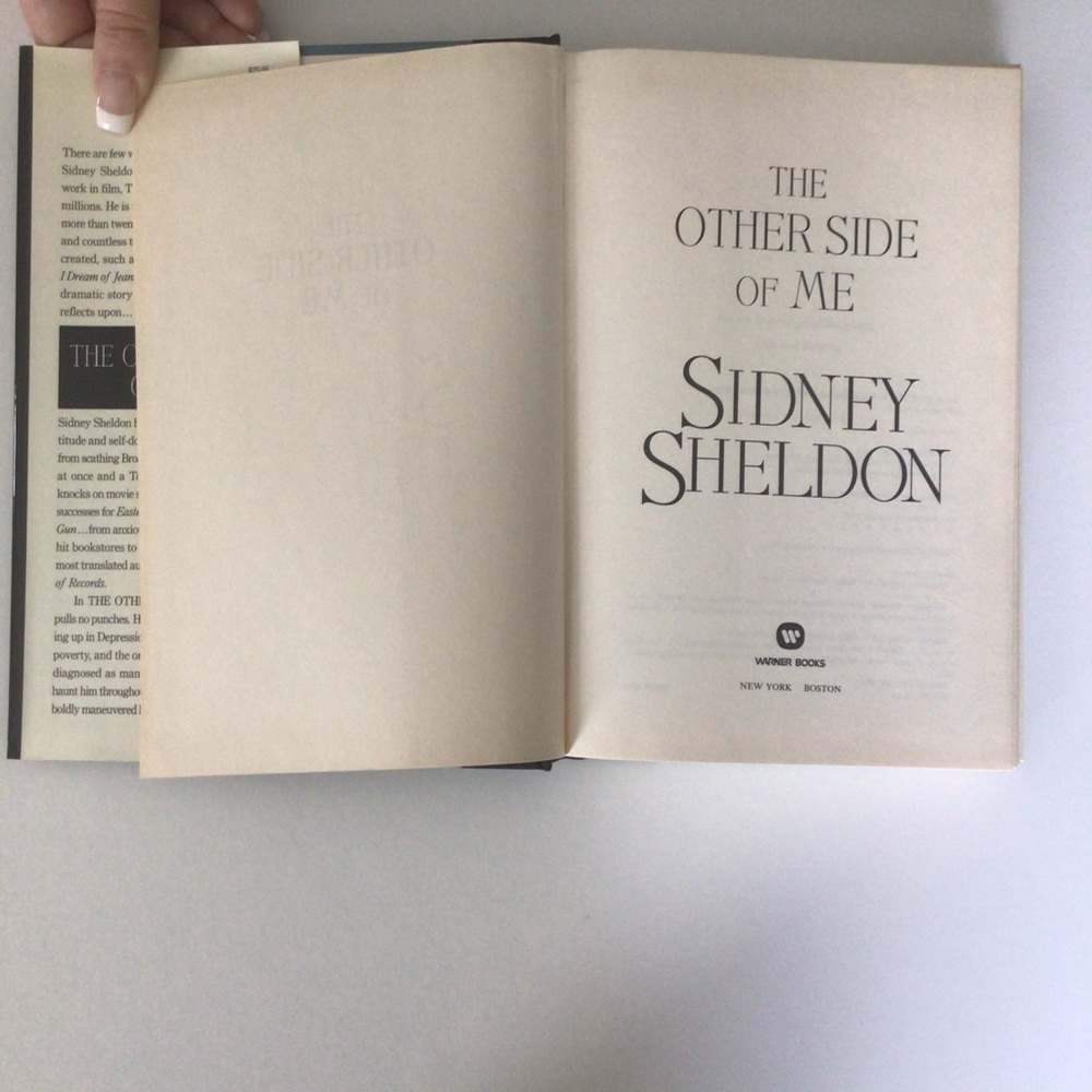 The Other Side of Me by Sidney Sheldon Hardcover Book - Picture 5 of 10